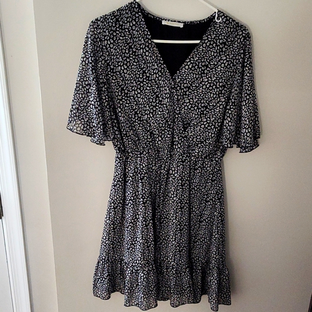 black and white summer dress